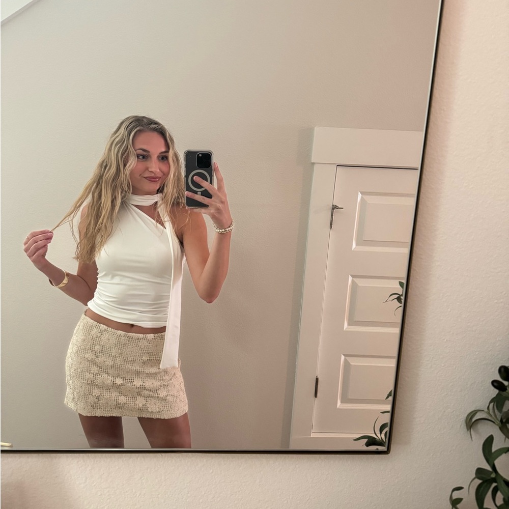 Crochet Mini Skirt